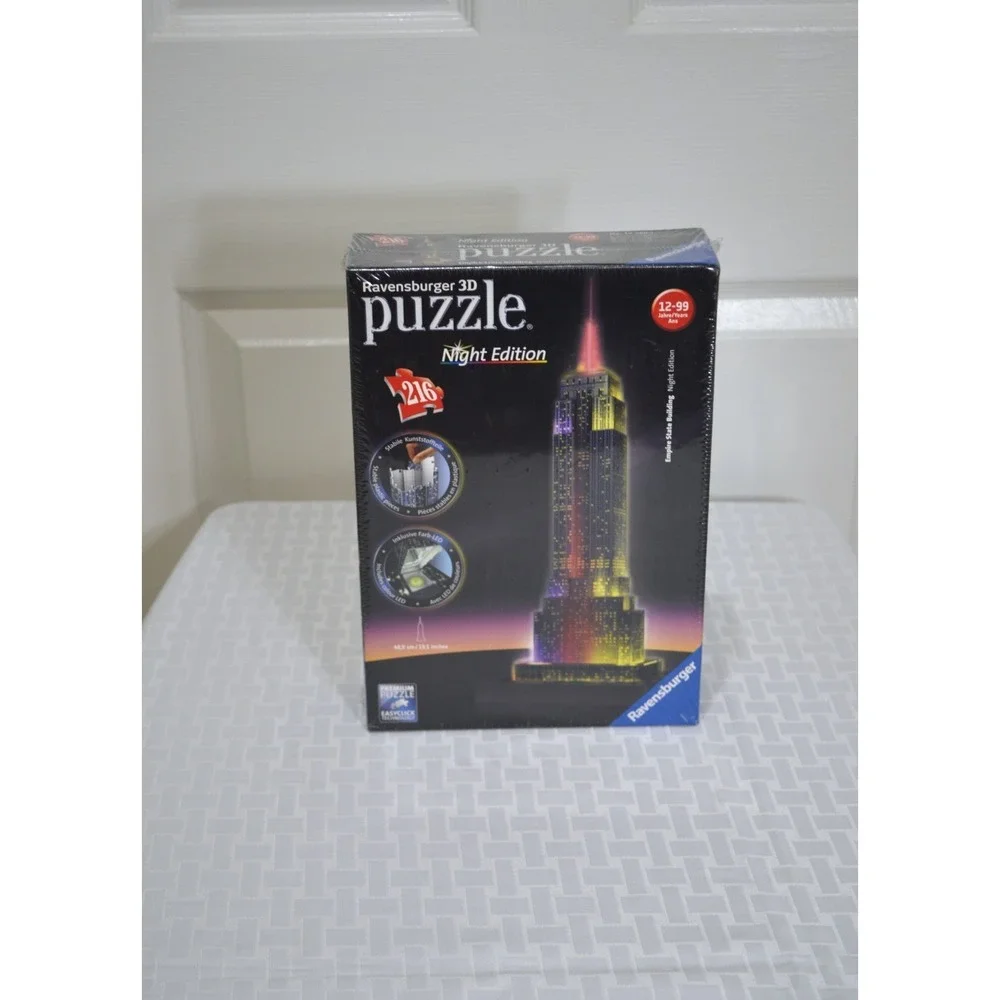 NEW Ravensburger 3D Puzzle Empire State Building‎ Night Edition: Still Sealed